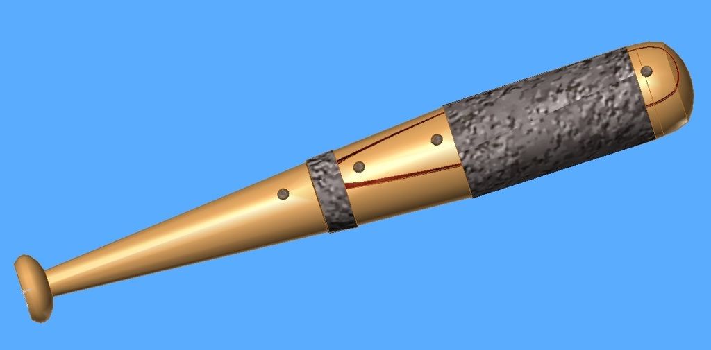 Harry Potter Quidditch Beater's Bat Replica RPF Costume and Prop